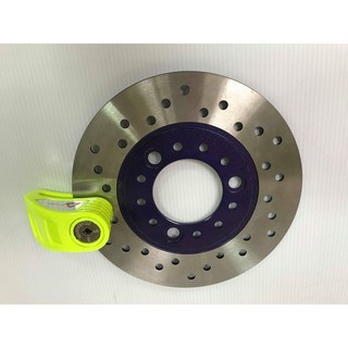 機車大鎖 機車碟剎鎖 鎖頭 硬漢鎖 DX21 防失竊, 1個, 綠色