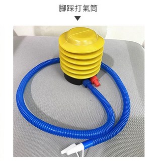 AHUA 阿華有事嗎 泳圈打氣筒 手動打氣筒 顏色隨機, 1個, 腳踩款