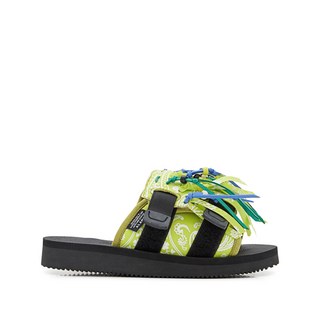 알라누이 페이즐리 프린트 프린지 샌들