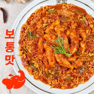 [코끼리씨푸드] 광주 맛집 코끼리아구찜 (보통맛) 국내산 순살 아귀찜 밀키트 1.5~2인분, 1개, 930g