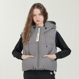 M 풀집업 후드 패딩 골프조끼