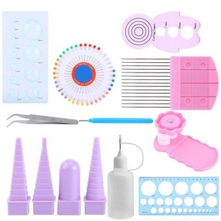 종이 퀼링 도구 키트 공예품 수제 크리스마스 장식, 1)Set 3