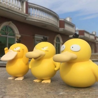 GK 神奇寶貝周邊 寶可夢 生氣可達鴨 小黃鴨 加油鴨 模型手辦 台灣出貨, 1個, 整套三個