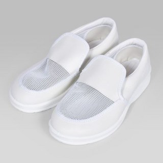 크린룸 ( 망사형 ) 방진 단화 / 무진화, 1_망사형 단화, 1개, White