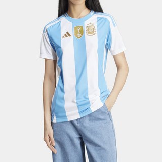 adidas 愛迪達 女款阿根廷國家足球隊球衣短袖T恤 IP8386