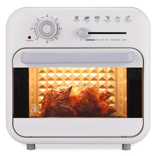 연기 냄새없는 오븐형 에어프라이어 18L 저소음 대용량, 스위티 쿡 오븐프라이어_멜란지그레이