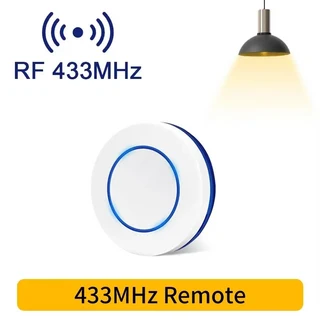RF 433MHz 무선 리모컨 스위치 게이트 차고 문짝 LED 모터용 릴레이 리시버 및 500m 송신기 AC110V 220V 10A 4CH, 06 1Remote