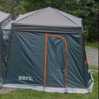 【江大露營】UNRV27秒戶外客廳帳蓬-邊布-門, 橘色