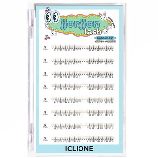 노글루 속눈썹 와우 쫀쫀래쉬(글루가묻어있는 가닥속눈썹), 1개, 언더