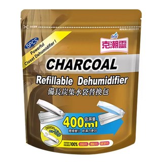 克潮靈 備長炭集水袋除濕劑替換包 180公克X40入, 180g, 40個