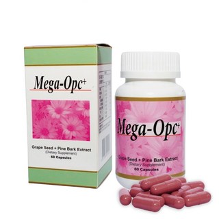普威MEGA-OPC頂級葡萄籽精華膠囊60粒，守護全家健康，促進新陳代謝，維持青春美麗, 1個, 60份