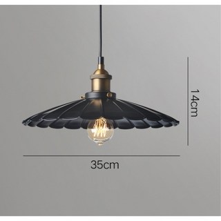 工業風餐吊燈 loft吊燈 北歐後現代餐廳咖啡廳燈飾, 大黑傘吊燈(不帶燈)