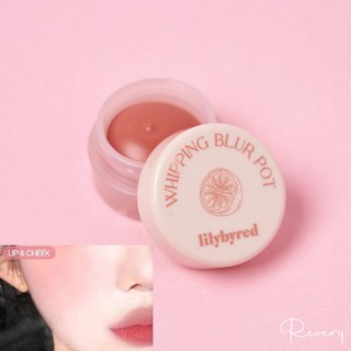 lilybyred 甜心謊言奶油唇釉 霧感唇膏 唇頰兩用膏, 1個, 柔霧口袋唇頰兩用膏 01