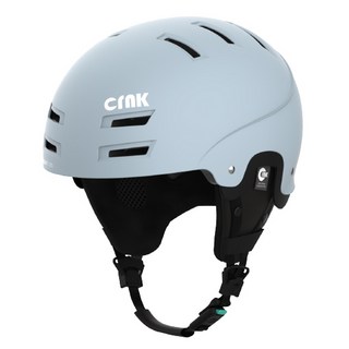 크랭크 사스콰치 스노우보드 스키 헬멧, 스카이블루, 1개