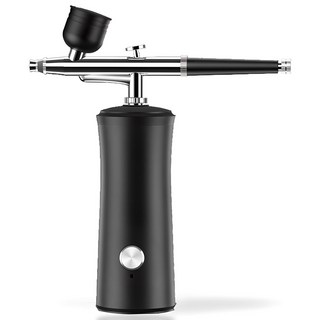 HORIZON 홈케어 휴대용 고압주입식 미스트기 수분공급기, 블랙