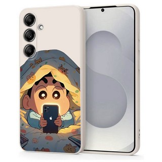 이불 속 귀여운 캐리터 전기종 갤럭시 케이스