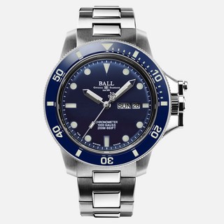 【BALL 波爾】Engineer自體發光微型氣燈200米機械錶-藍43mm(DM2218B-S1CJ-BE), 1個