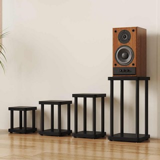 스피커 받침대 스탠드 선반 우퍼 거치대 다이 원목 스피커스탠드 북쉘프 오디오랙 에디파이어, 5. 90cm 90-F 30x21