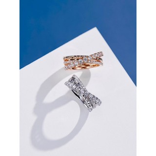 三圈交疊鑽戒 JR00110