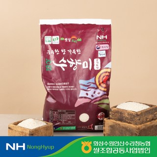 2025년 햅쌀 입고 당일도정 농협정품 GAP인증 경기 수향미(상등급) 단일미 백미 쌀 10kg(상등급) 1개