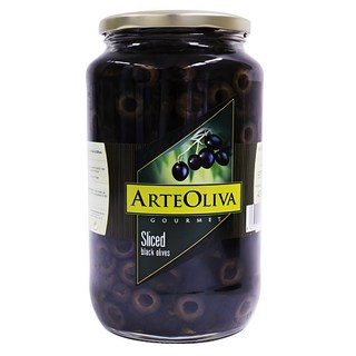 FRESCO ARTEOLIVA 黑橄欖切片, 935g, 1組