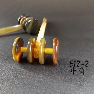 美容小物 牛角按摩車 臉部按摩滾輪 天然材質 撥筋臉部美容保健按摩, 1個