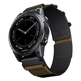 별다섯 가민 퀵핏 스트랩 26mm 인스팅트 3 50mm 2X / 택틱스 8 51mm 7 / 피닉스 8 51mm 7X 6X 5X / 디센트 MK 3 51mm 1 2, 벨크로 익스트림 밴드 라이트브라운/블랙