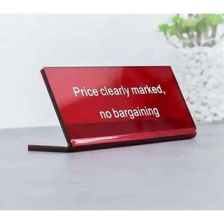 소셜 미디어 사인 인스타그램 웹 사이트 플렉시 유리 광고판 아크릴 간판 플레이트 인쇄, 6. Fashion Red, 1개