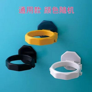 吹風機架吹風機支架吹風機收納壁掛置物架吹風機收納架吹風筒架收納支架吹風機架子免打孔置物架, 【一格+多一張貼備用】簡易款/顏色隨機, 1個