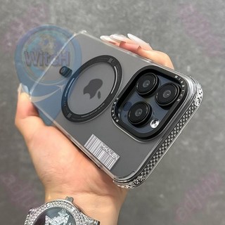 炫酷條碼磁吸充電冰感散熱防摔保護殼 適用於蘋果iPhone 16 15 14 13 Pro Max