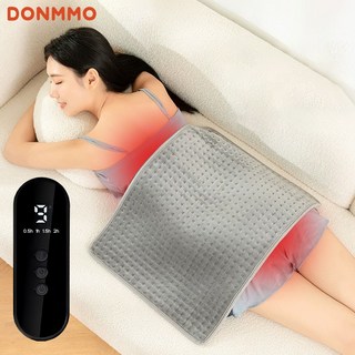 Donmmo 전기 온열 찜질기 원적외선 카본 탄소 온열찜질기 다용도/타이머기능, 중형(30x60cm), 그레이