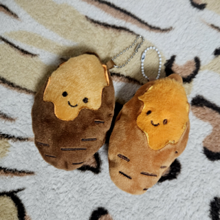 귀여운 군고구마 키링 겨울간식 키홀더, 2종 세트, 1개