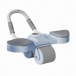 原廠健腹輪 滾輪健身 腹肌訓練器 自動回彈 健身滾輪 炫腹輪, 藍色