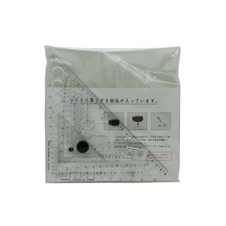 台灣出貨 工程製圖 室內設計 Vanco三角定規 日本製 精品級製圖三角板 三角尺 握鈕, 1個, 15cm*15cm*3mm厚38422