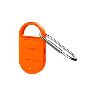 Momax 摩米士 PinBuzz 可充電防盜個人警報器 Find My 全球防丟器, 橘, 1個