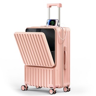 Moteur [AS 3년] 캐리어 기내용 중대형 여행용 컵홀더 USB 충전 포트 노트북 짐 수납 가능 스피너 훨 여행가방 20/24/28인치 기내형 중대형 캐리어