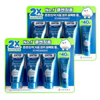 센카 폼클렌징 퍼펙트휩, 2개, 400g