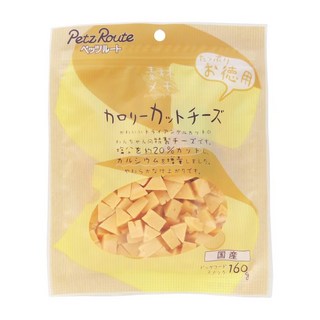 Petz Route 寵物低卡起司 減鹽配方 日本國產 狗狗零食，健康美味的寵物點心, 160g, 1個, 起司