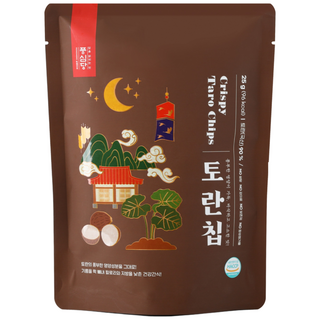 풍심당 국내산 토란칩 저당간식 인기과자 회사 간식, 1개, 25g