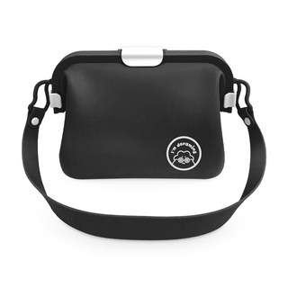 도파밍 모찌백 플러스 수영장 방수 실리콘 파우치 가방, L사이즈, 잉크 블랙