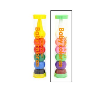 동아 노랑병아리 베이비칼라 6색 크레파스 크레용, 1개