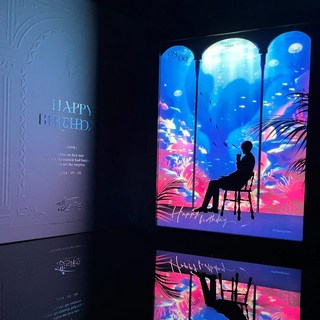 戀與深空 KFC 聯名徽章組合 沈星回 黎深 祁煜 秦徹, 1個, 小魚【生日燈光畫】正品不包官暇