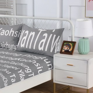 HOFY 台灣製床包組 吸濕排汗床包 TAIWAN CITY/繁市日景M315