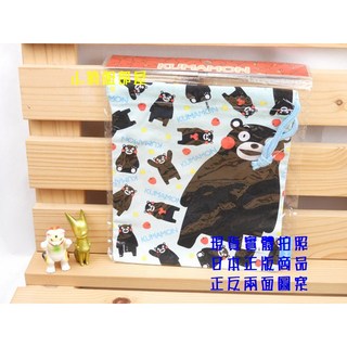 §小俏妞部屋§ 熊本熊束口袋，蘋果點點圖案，可愛萌熊造型，輕巧方便收納