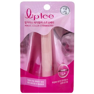 립아이스 매직컬러 립밤, 스트로베리, 2g, 4개