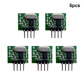 원격 제어 리모컨 리모콘 QIACHIP RF 송신기 및 수신기 Superhetdyne ASK 433 Mhz 모듈 Arduino Uno 무선 DIY 키트용 안테나 포함, 07 5pcs