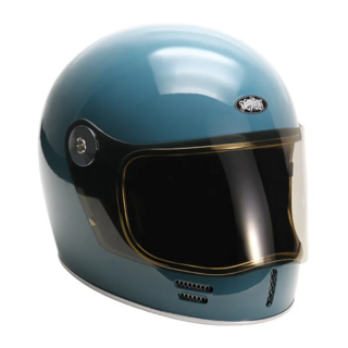 Mongolian 蒙古人 喵星人 樂高帽 全罩式安全帽, 湖水藍