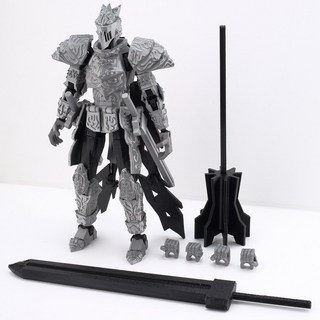 9L3D 소장 실버 아머 13 T13 피규어 3D 액션 DUMMY13 트리플무기 Y13 LU 다중, tern Knight, 1개