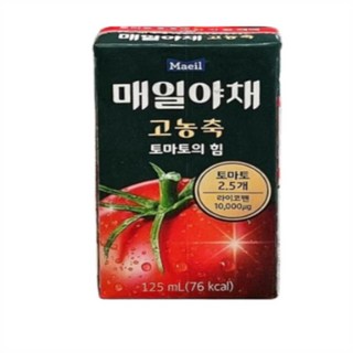 매일야채 고농축 토마토의 힘, 125ml, 120개