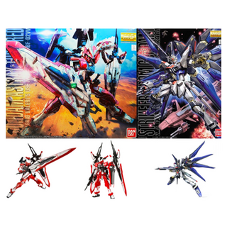 鋼彈SEED MG 1/100 攻擊自由鋼彈 & 逆紅異端鋼彈 2盒套組, 1個